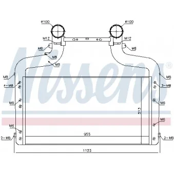 Intercooler, échangeur NISSENS