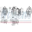Compresseur, climatisation NISSENS 89371 - Visuel 1