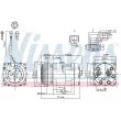 Compresseur, climatisation NISSENS 89220 - Visuel 1