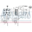 Compresseur, climatisation NISSENS 89459 - Visuel 1