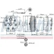 Compresseur, climatisation NISSENS 89458 - Visuel 1