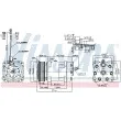 Compresseur, climatisation NISSENS 89470 - Visuel 1