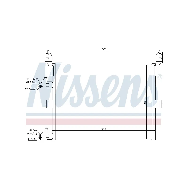 Condenseur, climatisation NISSENS 940132