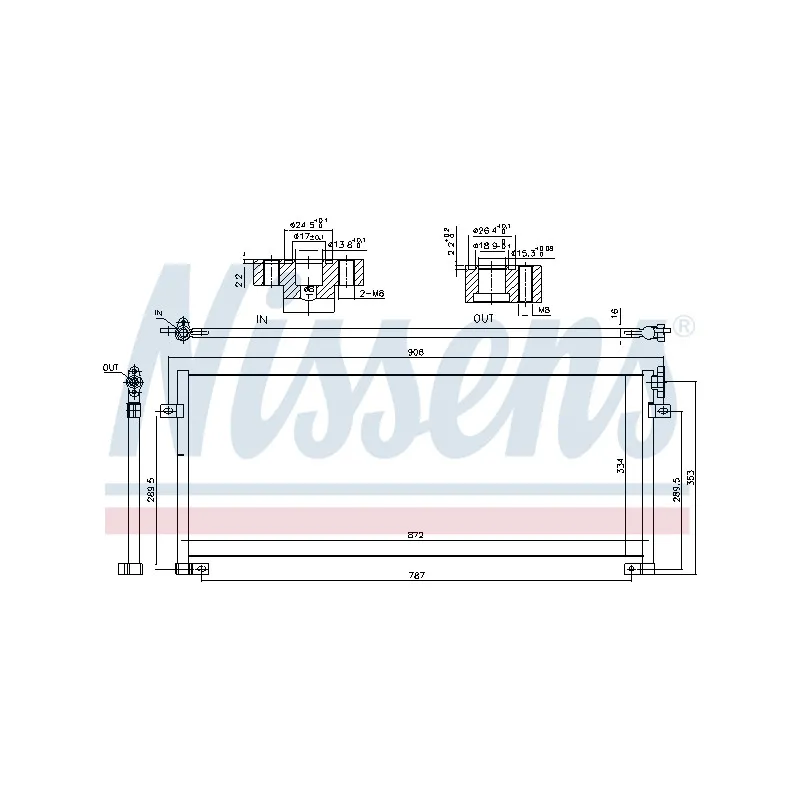 Condenseur, climatisation NISSENS 940493