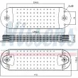 Radiateur d'huile NISSENS 90763 - Visuel 1