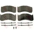 Jeu de 4 plaquettes de frein arrière TRW GDB5089 - Visuel 2