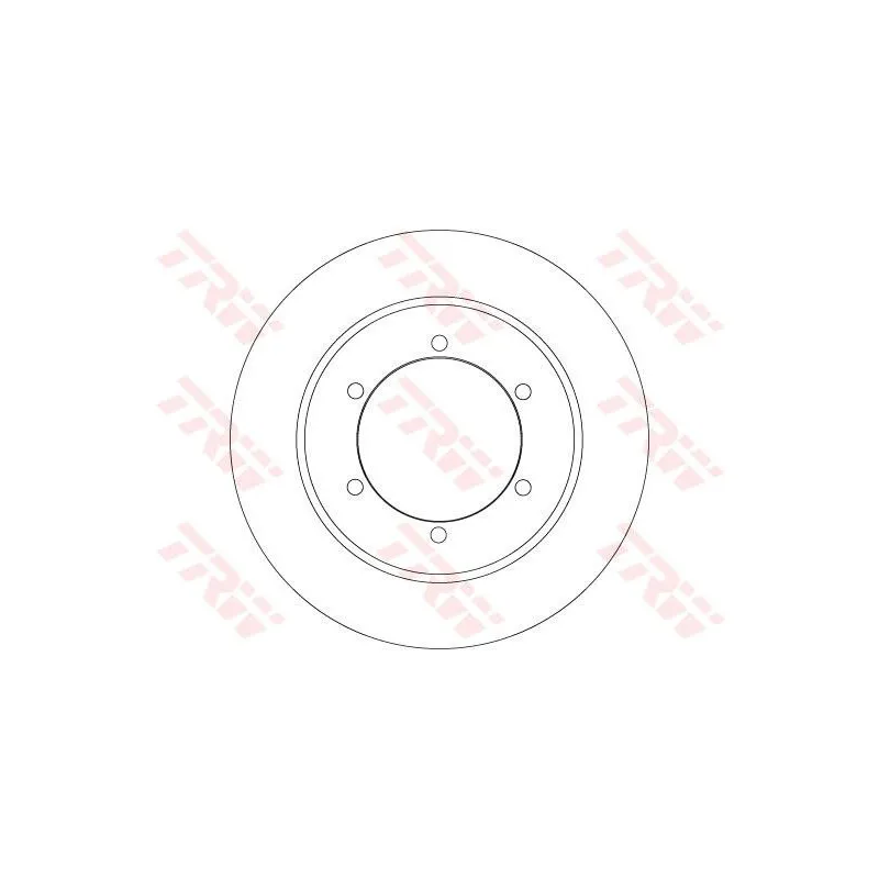 Jeu de 2 disques de frein arrière TRW DF6790