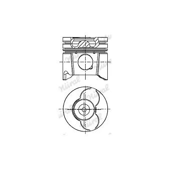 Piston NÜRAL 87-444600-10