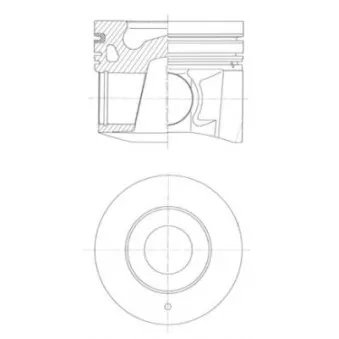 Piston KOLBENSCHMIDT 41644600