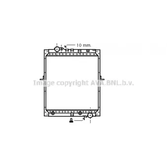 Radiateur, refroidissement du moteur AVA QUALITY COOLING
