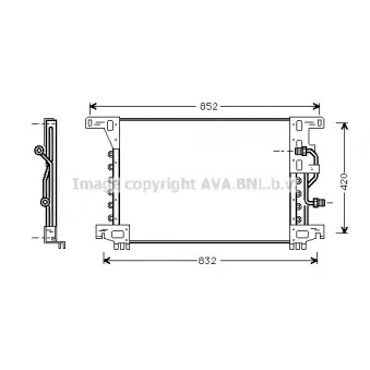 Condenseur, climatisation AVA QUALITY COOLING