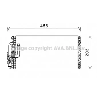 Evaporateur climatisation AVA QUALITY COOLING