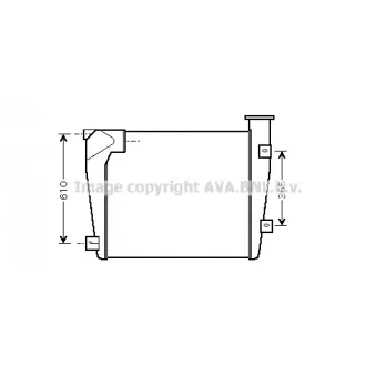 Intercooler, échangeur AVA QUALITY COOLING