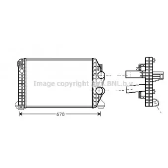 Intercooler, échangeur AVA QUALITY COOLING