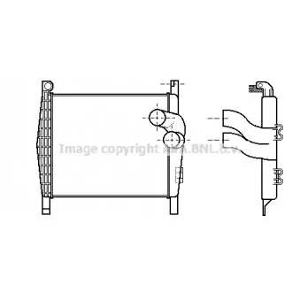 Intercooler, échangeur AVA QUALITY COOLING