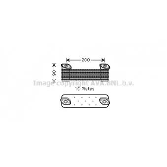 Radiateur d'huile AVA QUALITY COOLING
