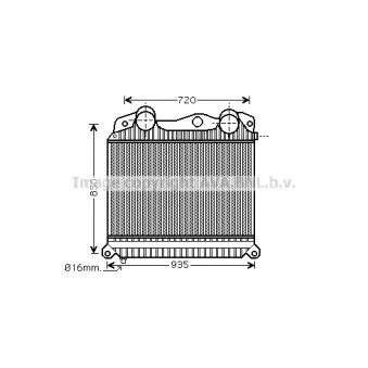 Intercooler, échangeur AVA QUALITY COOLING