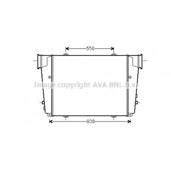 Intercooler, échangeur AVA QUALITY COOLING