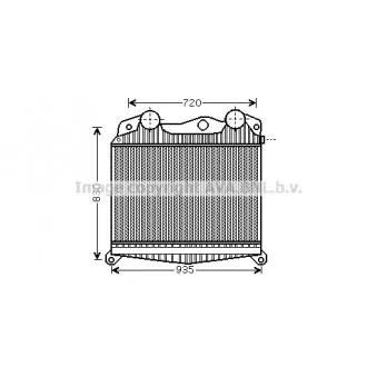 Intercooler, échangeur AVA QUALITY COOLING