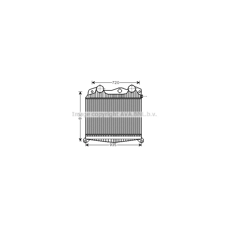 Intercooler, échangeur AVA QUALITY COOLING MN4040