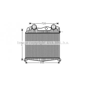 Intercooler, échangeur AVA QUALITY COOLING