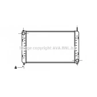 Radiateur, refroidissement du moteur AVA QUALITY COOLING