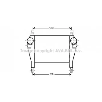 Intercooler, échangeur AVA QUALITY COOLING