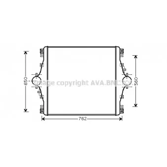 Intercooler, échangeur AVA QUALITY COOLING