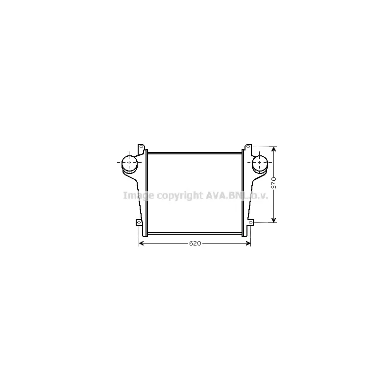 Intercooler, échangeur AVA QUALITY COOLING IV4091