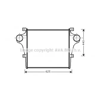 Intercooler, échangeur AVA QUALITY COOLING