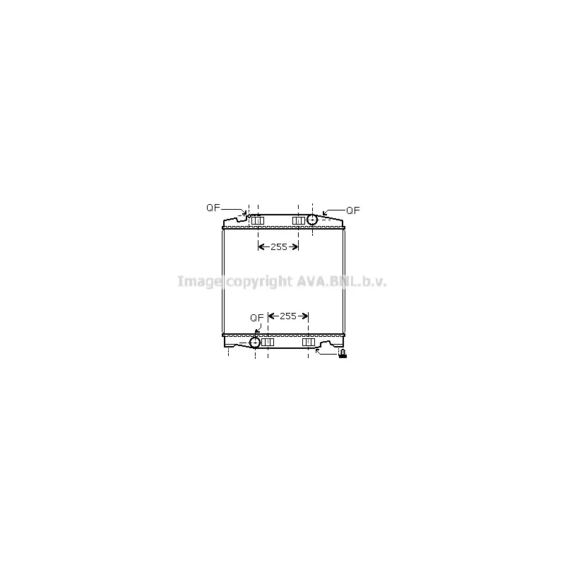 Radiateur, refroidissement du moteur AVA QUALITY COOLING IV2068