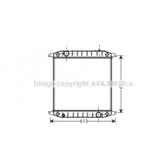 Radiateur, refroidissement du moteur AVA QUALITY COOLING