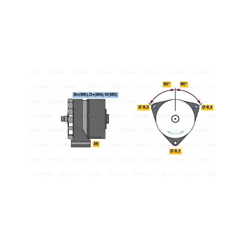 Alternateur BOSCH 0 120 489 730