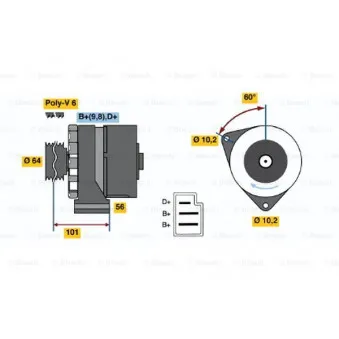 Alternateur BOSCH