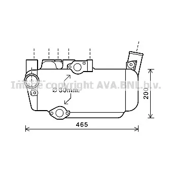 Radiateur d'huile AVA QUALITY COOLING