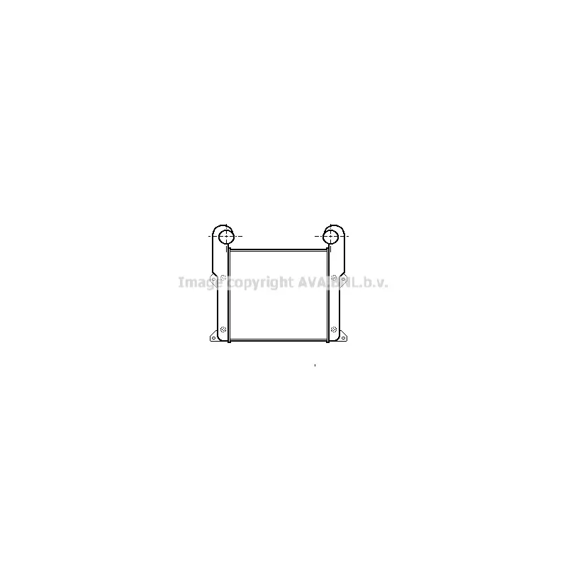 Intercooler, échangeur AVA QUALITY COOLING DF4012