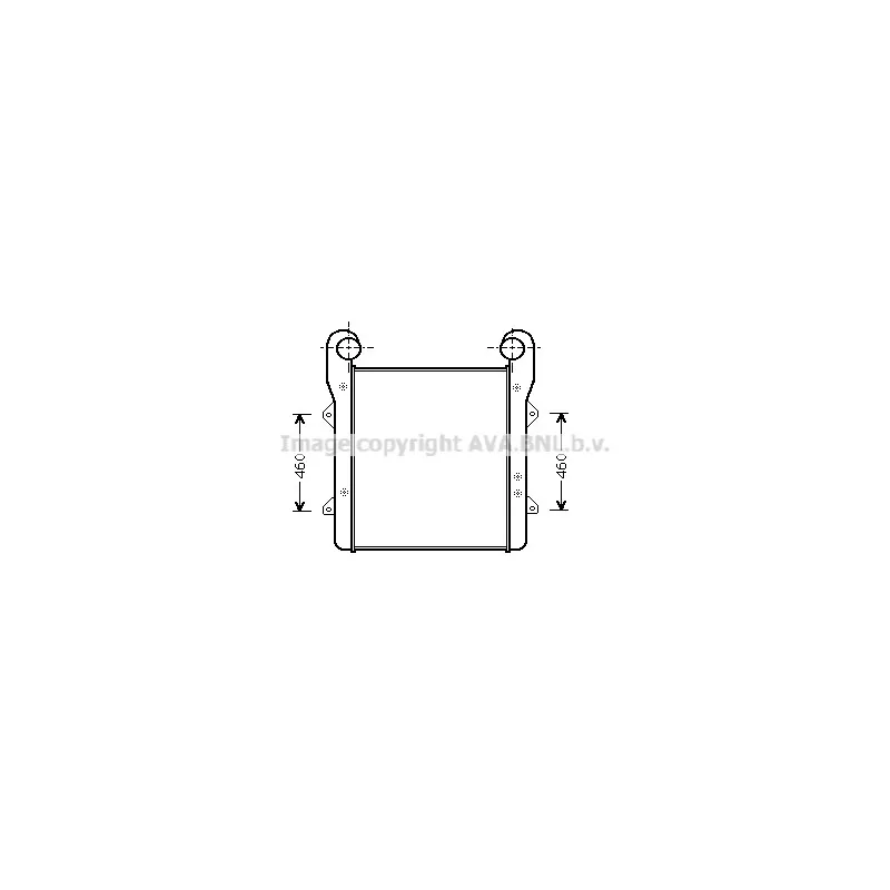 Intercooler, échangeur AVA QUALITY COOLING DF4009