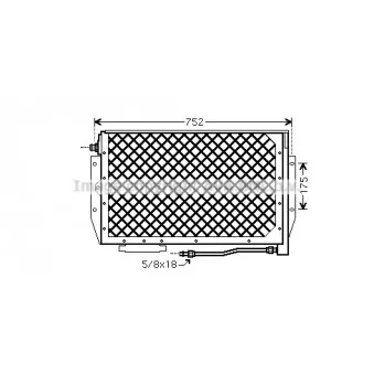 Condenseur, climatisation AVA QUALITY COOLING
