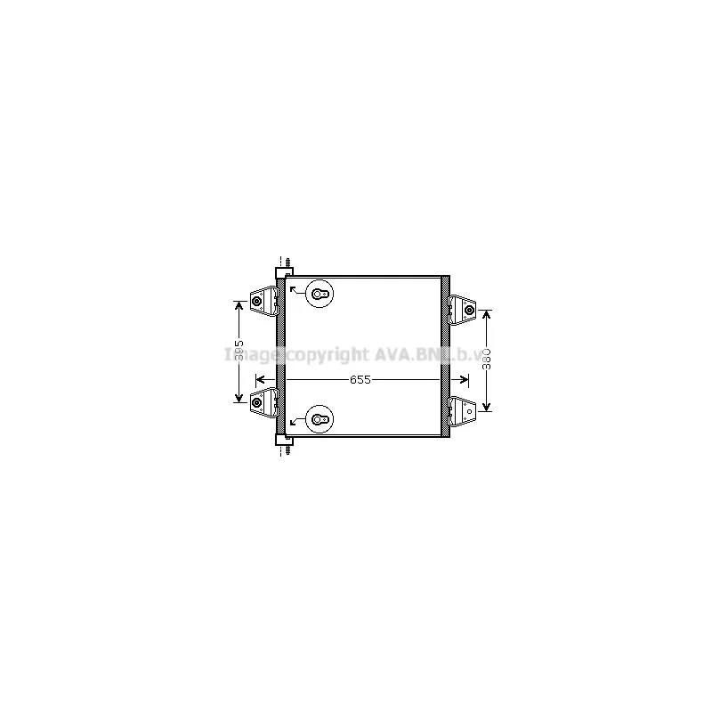 Condenseur, climatisation AVA QUALITY COOLING DF5034
