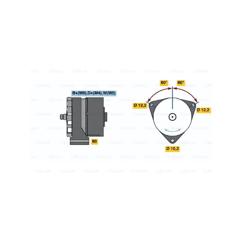 Alternateur BOSCH 6 033 GB3 054