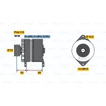 Alternateur BOSCH