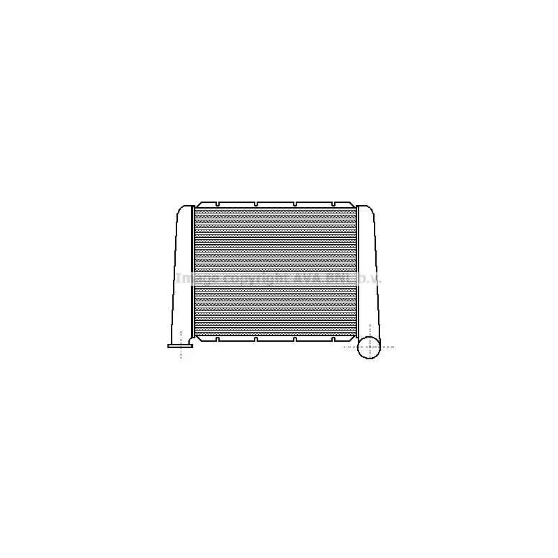 Intercooler, échangeur AVA QUALITY COOLING RE4005