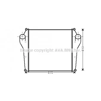 Intercooler, échangeur AVA QUALITY COOLING
