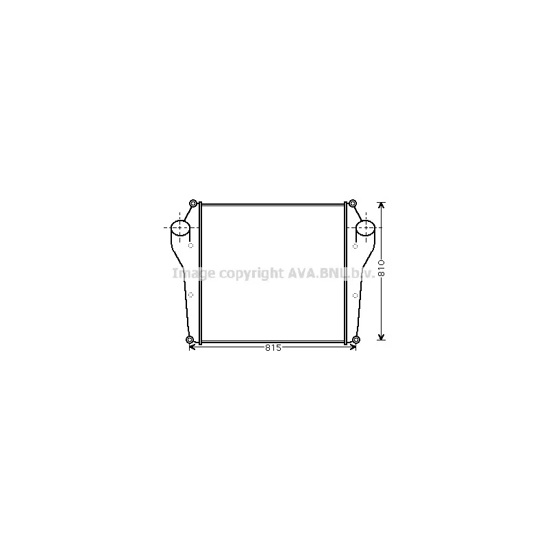 Intercooler, échangeur AVA QUALITY COOLING RE4034