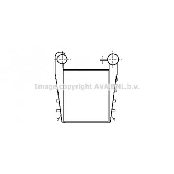 Intercooler, échangeur AVA QUALITY COOLING