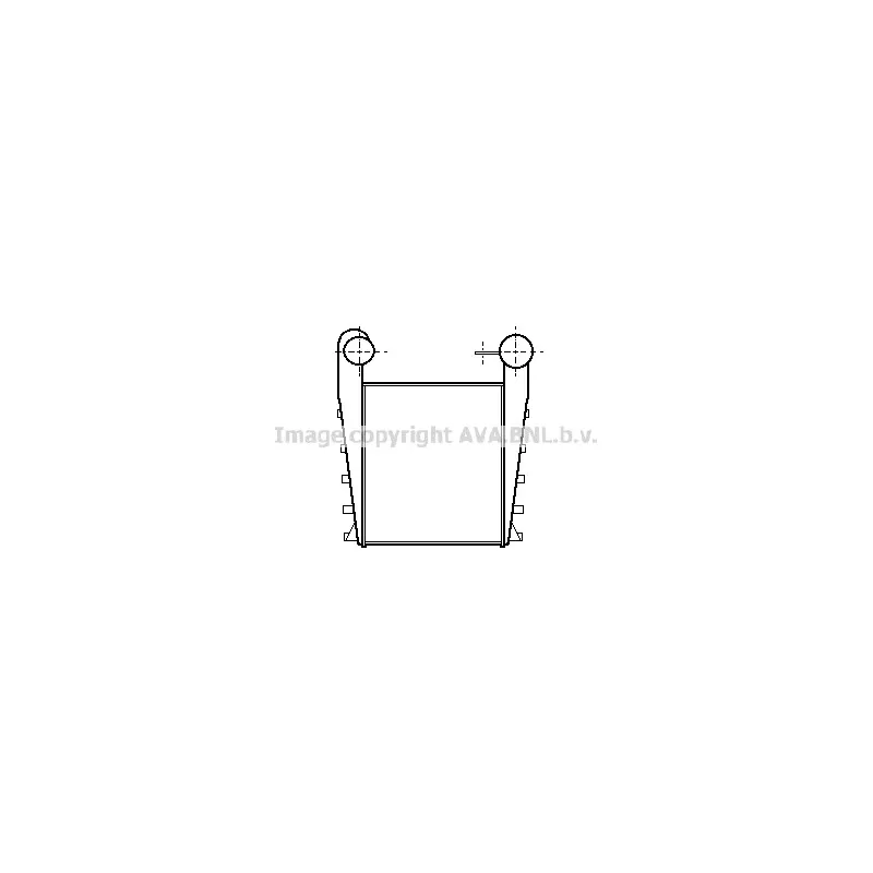 Intercooler, échangeur AVA QUALITY COOLING RE4060