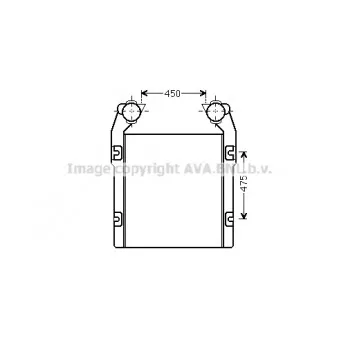 Intercooler, échangeur AVA QUALITY COOLING