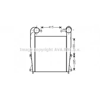 Intercooler, échangeur AVA QUALITY COOLING