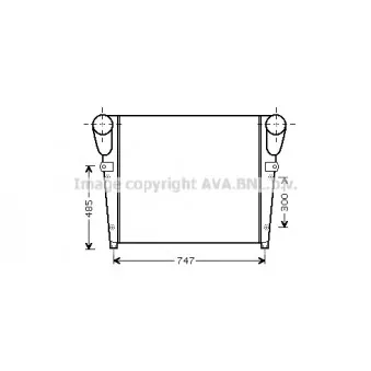 Intercooler, échangeur AVA QUALITY COOLING
