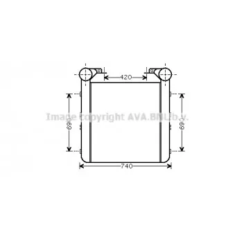 Intercooler, échangeur AVA QUALITY COOLING